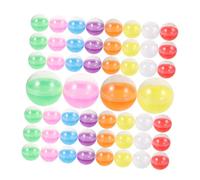 Mikinona 100pièces Distributeur De Pour Jouets Boules Vides Rondes Recharges Pour Distributeurs Automatiques De Bonbons Et Gommes