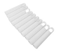 Mikinona 10pcs Poignée de Rechange pour Balai et Manche de Serpillère en Plastique Blanc 25mm Grip Antidérapant pour Usage Domestique et Commercial