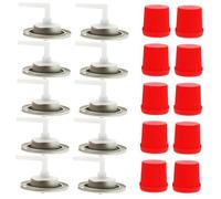 Mikinona 10pièces Vanne De Réservoir De Gaz Extérieur Plastique Pour Bouteille De Gaz Mini Vanne De Pour Camping Et Activités De Plein Air