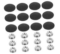 Mikinona 12 Ensembles Kit Rivets Snap Fixation Réparation Toit Voiture sans Démontage Retenue Solide pour Réparer Tissu Ciel de Toit Automobile Accessoire Noir pour Intérieur Auto