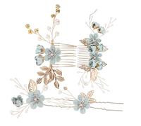 Mikinona 12 Pcs Peigne À Cheveux De Mariée Pinces À Cheveux Colorées Strass Bijoux De Cheveux Chignon Strass Accessoire De Cheveux Épingle À Cheveux Formelle Épingle À Cheveux Topper