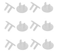 Mikinona 12 Pièces Outlet Covers Transparent Electrical Socket Protection Caps For Child Safety And Anti-electrocution Home Use