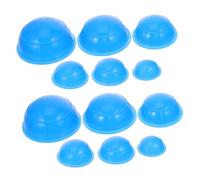 Mikinona 12 Pièces Set de Ventouses de Massage Silicone Antidérapantes pour Corps Kit Portable de Cupping pour Relaxation Musculaire et Circulation Adapté Aux Débutants et Facile à Nettoyer
