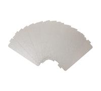 Mikinona 12pièces Plaque Mica Universelle Pour - Couvercle De Guide Isolant Et Résistant Chaleur Facile à Découper Et Installer Les Brûlures