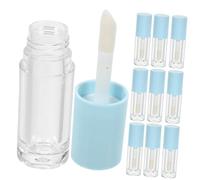 Mikinona 14pièces Lot De Contenants Vides De Brillant à Transparents Avec Baguettes Rechargeables Et Pratiques Pour Ranger Le Gloss