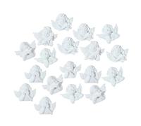 Mikinona 18 Pcs Accessoires de cas de téléphone mobile baroque mini figurines d'anges ange d'amour charme de cas de téléphone bricolage breloque ange à plat résine