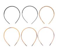 Mikinona 18 Pcs Ensemble bandeau rétro bandeau en plastique