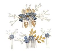 Mikinona 1Ensemble Épingles à Peignes Latéraux de Perles pour Mariage Accessoires Élegants Décoration Chic