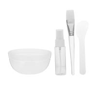 Mikinona 1ensemble Set De Pour Masques Bol De De Remuer Brosse Et Flacon Spray Outils Pour Soins Peau Aléatoires