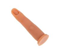 Mikinona 1pièce Silicone Fake Finger Model Pour Pratique De Nail Art Main Entraînement Flexible Pour Acryliques Et Décoration Manucure