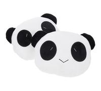 Mikinona 2 Coussins de Protection pour Appui-Tête et Nuque de Siège Auto en Peluche et Coton PP Coussin Lombaire Doux et Respirant 2 Pièces pour Voiture Bureau Maison