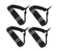 Mikinona 2 Paires Poignées de Résistance Élastique Lot de Accessoires de Fitness Ergonomiques pour Entraînement à et Salle pour Musculation Réhabilitation Yoga et Athlètes