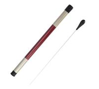Mikinona 2 Pièces Baguettes Dorchestre Bois Lot de Baguette de Chef Dorchestre et Équilibrée Accessoire Musical pour Direction Poignée Imitation Noir et Marron et