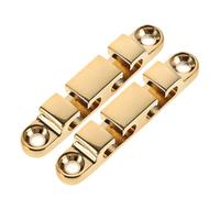 Mikinona 2 Pièces Barre de Maintien de Cordes pour Basse Électrique Guide de Cordes avec Vis de Montage Accessoire Élégant Or pour Guitare Électrique