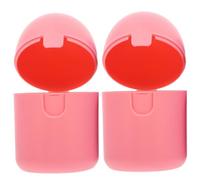 Mikinona 2 pièces Boîte Stérilisante pour Accessoires Féminins Nettoyeur Portable PP Rangement Compact pour Articles Personnels Hygiène Intime