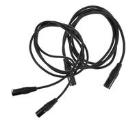 Mikinona 2 Pièces Câbles Xlr Male To Male Cordons Microphone Équilibrés pour Studio Enregistrement et Performance Live Solide pour et Amplificateurs