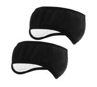 Mikinona 2 Pièces Cache-oreilles Insonorisés Réglables avec Masque de Sommeil Doux et Confortable pour Hommes et Femmes Bandeau Anti-bruit pour Sommeil Paisible Dortoir et Chambre