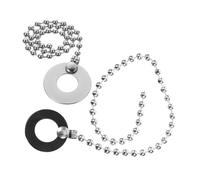 Mikinona 2 Pièces chaîne de suspension pour cymbale grésillante chaîne de jazz grésillement cymbale Pièces de remplacement de tambour de grésillement