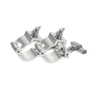 Mikinona 2 pièces Crochet de Fixation Luminaire Aluminium pour Éclairage de Scène Pince Robuste pour Lampes à Faisceau et Têtes Mobiles