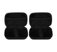Mikinona 2 Pièces Housse pour Pédalier D'effets de Guitare Imperméable en Eva avec Fermeture Éclair, Paquet de Transport Portable pour Accessoires de Musique Lors de Répétitions et Concerts