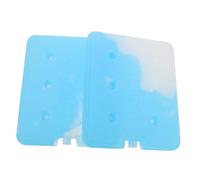 Mikinona 2 Pièces Ice Packs Capacité Réutilisables Bloc Réfrigérant Étanche pour Glacières Pique Niques et Camping Extérieur Conservation Alimentaire