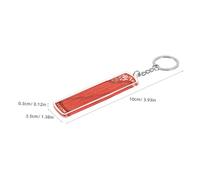Mikinona 2 Pièces Keychain Guzheng And Pipa Acrylic Music Instrument Pendant For Music Enthusiasts Traditional Chinese Retro Instrument Bag Charm