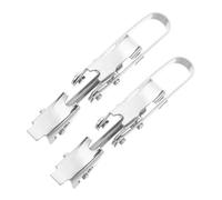 Mikinona 2 Pièces Latch à Bascule Acier Inoxydable pour Seau Verrouillage Rapide et Étanchéité Accessoires pour Boîtes Mallettes et Équipement de Sécurité
