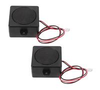 Mikinona 2 Pièces Lot de 2 Mini Haut-Parleurs à Cavité 5 W 4 Ohms, Haut-Parleur Miniature à Large Bande Compact pour Système Audio Complet, Enceinte Basse et Aiguë, Usage Intérieur et