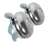 Mikinona 2 Pièces Lot de 2 Sonnettes de Vélo Rétro 58mm et 52mm en Fer Léger, Cloche Vintage pour Guidon VTT et Vélos de Route, Accessoire de Sécurité Sonore pour Balades Urbaines et