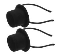 Mikinona 2 Pièces Mini Top Hat Headband Vintage Victorian Costume Hat Fascinator For Women Lightweight Party Hair Accessory For Tea And Holiday Events
