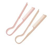 Mikinona 2 Pièces Peigne à Cheveux Raide Peigne Dent Démêler Double Peigne à Cheveux Pour Style Mise En Forme Peignes De Séparation Femme Partie Mélange Redresser Lissage