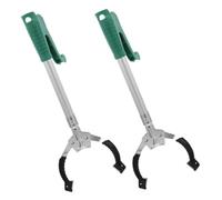 Mikinona 2 pièces Pince Ramasseur de Déchets Outil de Préhension Ergonomique pour Seniors Prise Sécurisée et Stable pour Nettoyage et Récupération Objets