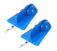 Mikinona 2 pièces Planche de Plongée Plastique pour Traîne Outil Corrosion Résistante Appât Artificiel Réaliste pour Récréative et Professionnelle