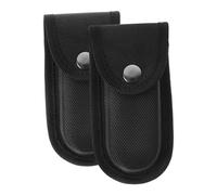 Mikinona 2 pièces Pochette Nylon Étui avec Porte-outils Utilitaire Compact Protection Résistante à Eau et Aux Taches Organiseur de Poche Pratique pour Pliants