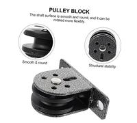 Mikinona 2 Pièces Poulie de Silencieuse Renforcée avec Boulons Roue Lisse et Rotation Flexible pour Entraînement Fitness à Accessoire Musculation Robuste et Facile à Installer