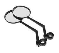 Mikinona 2 pièces Rétroviseurs Arrière pour Scooter Électrique Miroir Convexe Allongé pour Meilleure Visibilité et Sécurité Accessoires Compatibles Trottinettes et Motos