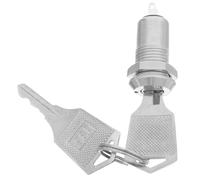 Mikinona 2 pièces Serrure de Sécurité Fer pour Équipement Incendie Clé Facile à Utiliser Compatible Extincteurs et Bouches Incendie Fonction Réarmement Automatique Remplacement Sûr pour