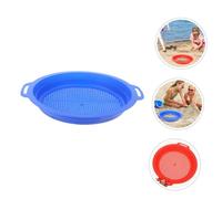 Mikinona 2 Pièces Tamis Sable Plastique pour Garçon Fille Filtre à Sable Fin Jeu Plage Garçon Fille Portable et Sûr pour Extérieur
