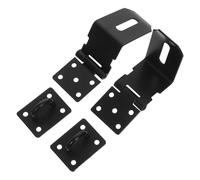 Mikinona 2 Pièces Theft Buckle Door Stainless Steel Right Angle Door Hasp Lock Padlock Ready For Residential Commercial And Industrial Use