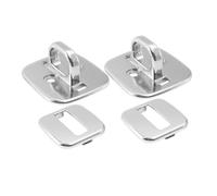 Mikinona 2 pièces Verrou de Sécurité Ordinateur Portable avec Plaque Fixe Antichoc Robuste pour Tablette Compatible PC et Moniteurs Protection Bureau et Voyage