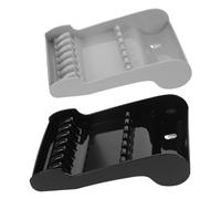 Mikinona 2 Pièces Vertical Scissor Holder For Salon And Barber Stations Space-saving Tool Storage For Stylists In Compact Workspaces And Grey