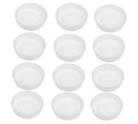 Mikinona 20 Pièces Bouchons Ronds Plastique pour Tubes Expédition Papier Kraft Capuchons Faciles à Installer pour Tubes Postaux Petite Protection Sécurisée