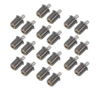 Mikinona 20 Pièces Butée de Tension pour Câble Métallique Fixation par Câble Métallique Réglage Précis Hauteur Répartition Sûre Charge Fer Argenté pour Corde Intérieur et Logistique