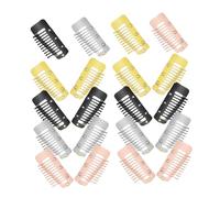 Mikinona 20 pièces Clips de Perruque Accessoires de Fixation pour Wigs Pinces à Cheveux Multifonctionnelles Dents Noir Or et pour Extensions et DIY