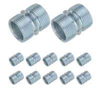 Mikinona 20 Pièces Connecteurs Métalliques pour Rayonnage Od Double Connecteurs Filetés pour Poteaux Accessoires pour Extension Étagères Métalliques Remplacement Assemblage de Rayonnage