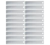 Mikinona 20 Pièces Électrode pour Batterie Eau Salée en Cuivre Argenté, Génération Stable de Microcourant, pour Projets D'équipe et Démonstrations en Classe