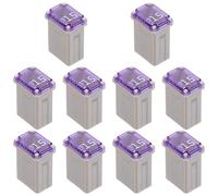 Mikinona 20 Pièces Mini Fuse Holder Automotive Inline Square Plug Adapter Heat-resistant Connector For Vehicle Electrical Systems