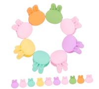 Mikinona 20 pièces Mini Pinces à Cheveux Fille Couleur Bonbon Pince Lapin Résine Accessoires Coiffure Garçon Fille Cadeau Naissance