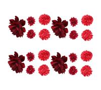 Mikinona 20 Pièces Pinces à Cheveux à Fleurs Artificielles Traditionnelles Chinoises Accessoires de Coiffure Vintage Hanfu pour Femmes et Filles Clips de Style Ancien pour Fêtes et Mariages