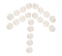 Mikinona 20 Pièces Ventilateurs pour Sèche-cheveux Lames Plastique de Rechange pour Moteurs de Séchoirs à Faible Puissance Accessoires de Maintenance DIY pour Usage Domestique et Salon